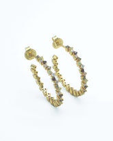Dakari Gold Hoop Earrings